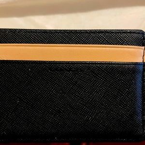 Coach card holder five slots, never used no tags